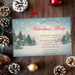 Invitación Fiesta de Navidades corporativos de Winter Wonderl<br><div class="desc">Elegantes invitaciones para fiestas de Navidades de invierno maravillosos. Estas hermosas invitaciones a Navidades son perfectas para Navidades que invitan a cenar, invitaciones de intercambio de regalos de vacaciones, recaudaciones de fondos para Navidades, invitaciones para fiestas de vacaciones y otros eventos que se llevan a cabo durante el mes de...</div>