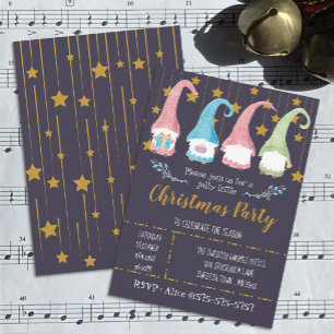Invitación Fiesta de Navidades corporativos Gnomes de Suecia