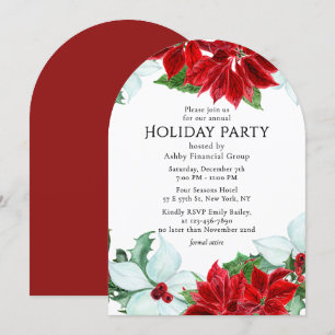 Invitación Fiesta de Navidades corporativos modernos de vacac