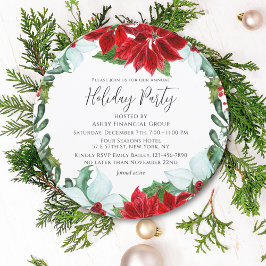 Invitación Fiesta de Navidades corporativos modernos de vacac