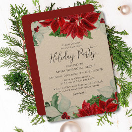 Invitación Fiesta de Navidades corporativos modernos de vacac