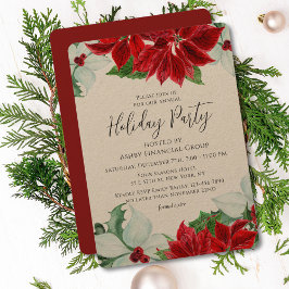 Invitación Fiesta de Navidades corporativos modernos de vacac