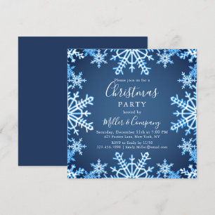 Invitación Fiesta de Navidades corporativos modernos en vacac