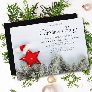 Invitación Fiesta de Navidades corporativos modernos y festiv