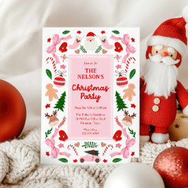 Invitación Fiesta de Navidades cutáneos