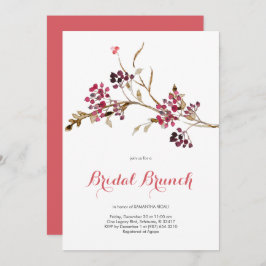 Invitación Fiesta de Navidades de Brunch Bridal Elegante