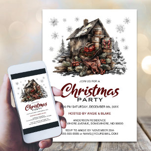 Invitación Fiesta de Navidades de cabinas de campo