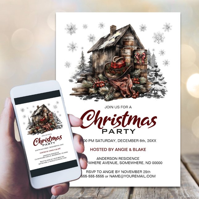 Invitación Fiesta de Navidades de cabinas de campo (Subido por el creador)