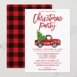 Invitación Fiesta de Navidades de camionetas con guión de pin