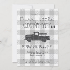 Invitación Fiesta de Navidades de camionetas de cosecha