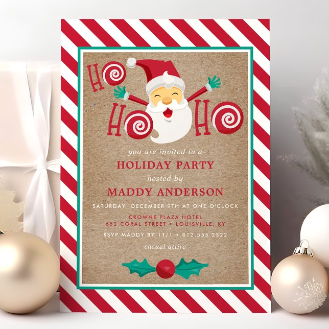Invitación Fiesta de Navidades de Candy Peppermint (Subido por el creador)