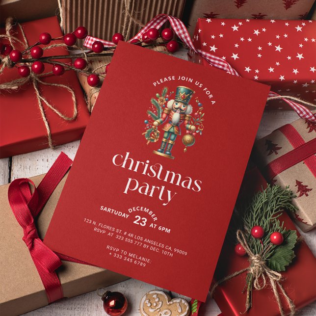 Invitación Fiesta de Navidades de desnucracker de navidades (Subido por el creador)