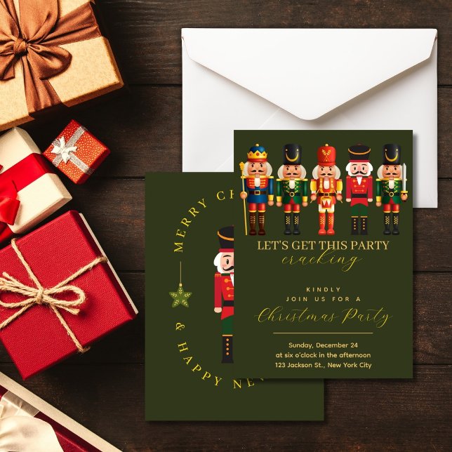 Invitación Fiesta de Navidades de desnucráteres divertidos y  (Subido por el creador)