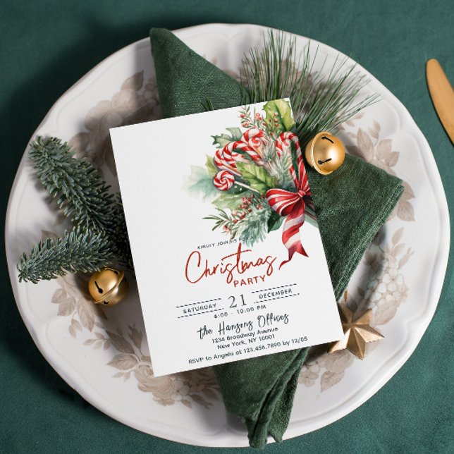 Invitación Fiesta de Navidades de dulces dulces y dulces (Subido por el creador)