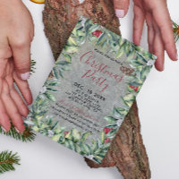 Fiesta de Navidades de escritura de guirnaldas de 