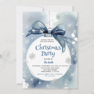Invitación Fiesta de Navidades de feriado de invierno de colo