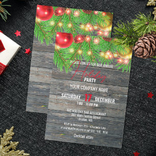 Invitación Fiesta de Navidades de feriados festivos en Rusia