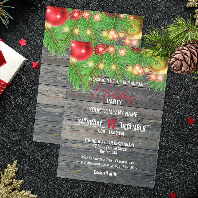 Invitación Fiesta de Navidades de feriados festivos en Rusia (Subido por el creador)