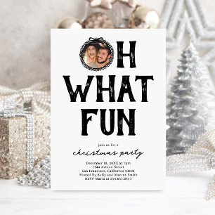 Invitación Fiesta De Navidades De Fotografía Divertidos