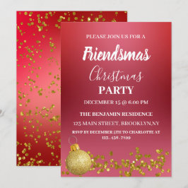 Invitación Fiesta de Navidades de Friendsmas