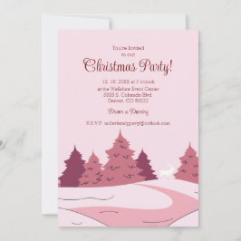 Invitación Fiesta de Navidades de invierno