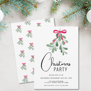 Invitación Fiesta de Navidades de invierno Berries en escritu
