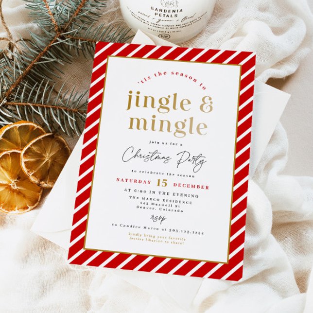 Invitación FIESTA de Navidades de jingle navideño de MERI (Subido por el creador)