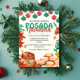 Invitación Fiesta de Navidades de la Festividad Española Posa