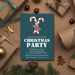 Invitación Fiesta de Navidades de oficina de empleado