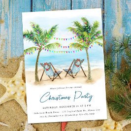 Invitación Fiesta de Navidades de Palm Trees de Playa Tropica