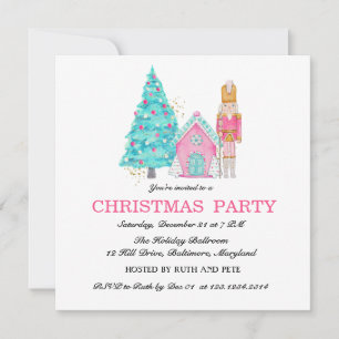 Invitación Fiesta de Navidades de pepperminación de pepino ca