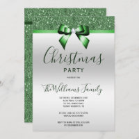 Fiesta de Navidades de Posh Emerald Green Jewel Bo