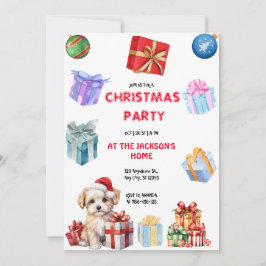 Invitación Fiesta de Navidades de Santa Claus