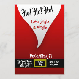 Invitación Fiesta de Navidades de Santa Claus