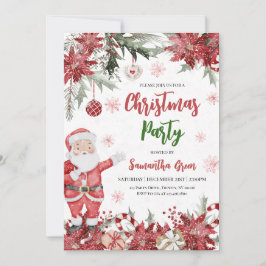 Invitación Fiesta de Navidades de Santa Claus