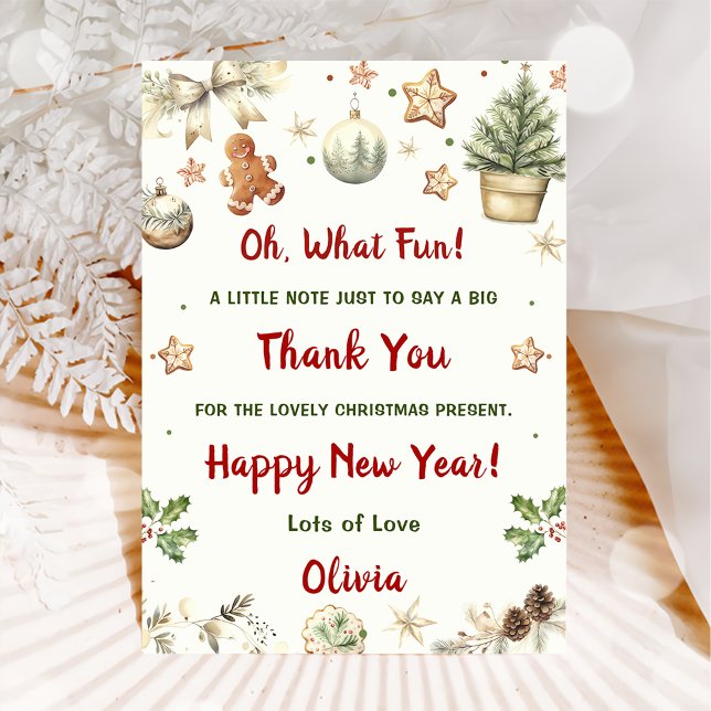 Invitación Fiesta de Navidades de Santa Cookies Gracias (Subido por el creador)