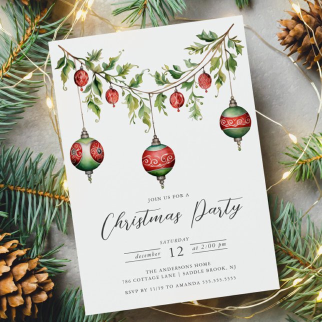 Invitación Fiesta de Navidades de Splendor estacional (Subido por el creador)