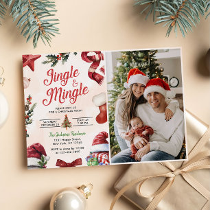 Invitación Fiesta de Navidades de tablillas y tonterías