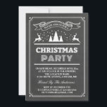 Invitación Fiesta de Navidades de tipografía de Chalkboard mo<br><div class="desc">Crea tu invitación perfecta con estas plantillas prediseñadas, puedes personalizarla fácilmente para que sea la tuya única. Para una mayor personalización, haga clic en el enlace "personalizar más adelante" y utilice nuestra herramienta de diseño fácil de usar para modificar esta plantilla. Si prefiere Papeles más gruesos / Acabado mate, puede...</div>