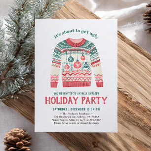 Invitación Fiesta de Navidades de vacaciones sudorosas