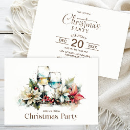 Invitación Fiesta de Navidades de Vidrio