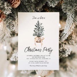 Invitación Fiesta de Navidades de Winter Pines