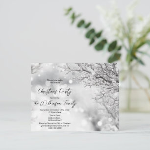 Invitación Fiesta de Navidades de Winter Sparkles