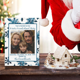 Invitación Fiesta de Navidades de Winter Wonderland