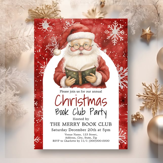 Invitación Fiesta de Navidades del Club Red Santa Book (Subido por el creador)