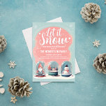 Invitación Fiesta de Navidades del Globe de Nieve caprichosa<br><div class="desc">Invitación de la fiesta de los Navidades del Globe de la Nieve se adentra en un maravilloso país invernal de capricho y deleite con nuestra "Invitación de la fiesta de los Navidades del Globe de la Nieve caprichosa". Esta encantadora invitación promete sentar las bases para una celebración festiva como ninguna...</div>