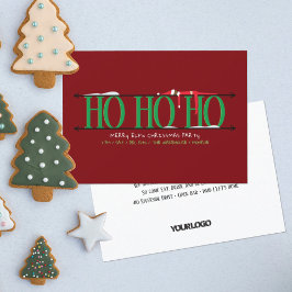 Invitación Fiesta de Navidades del personal de Green & Red El