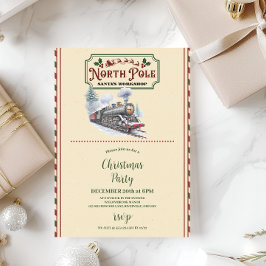 Invitación Fiesta de Navidades del Polo Norte