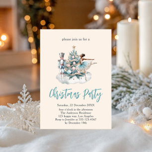 Invitación Fiesta de Navidades desnudos   Elegante feriado be
