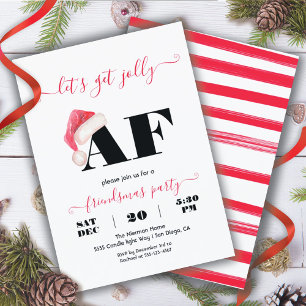 Invitación Fiesta de Navidades divertidos y modernos amigable